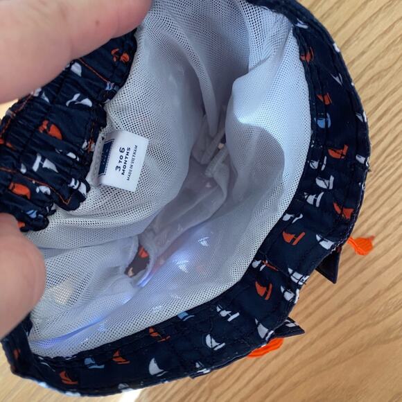 Janie and Jack Boys nautical Sailboat Swim Trunks NWOT 3-6 m - Picture 4 of 4